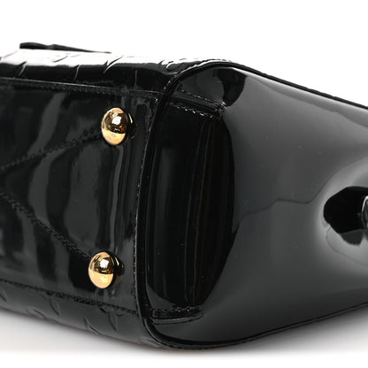 Louis Vuitton Vernis Montaigne BB Black 10 of 11