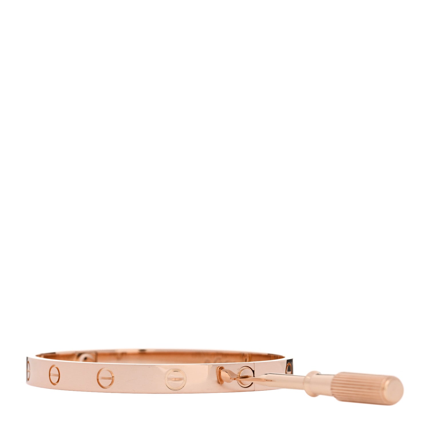 Cartier 18K Pink Gold LOVE Bracelet 18 3 of 9