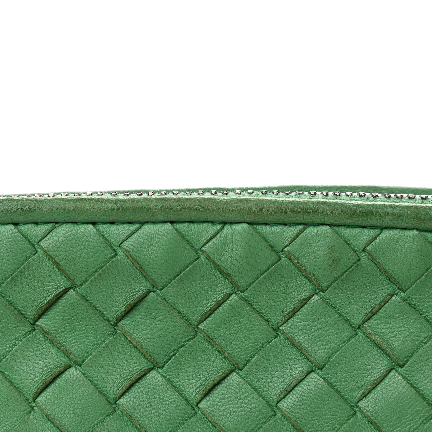 Bottega Veneta Nappa Intrecciato Nodini Crossbody Messenger Green 15 of 17