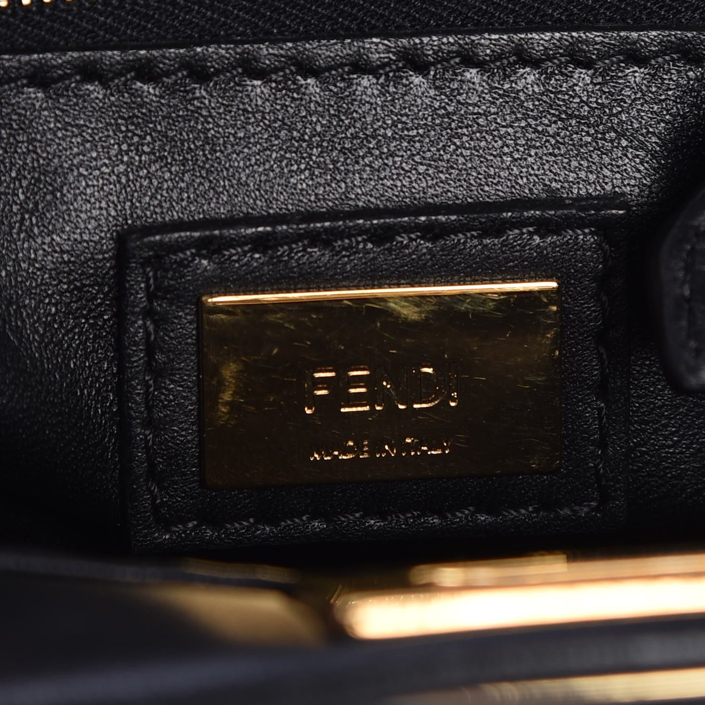 Nappa Mini Peekaboo Iconic Satchel Black