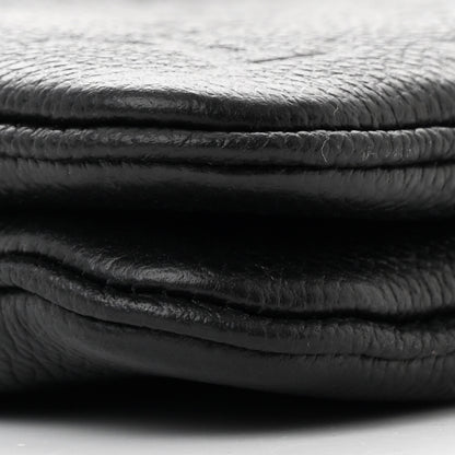 Louis Vuitton Empreinte Double Zip Pochette Black 10 of 12