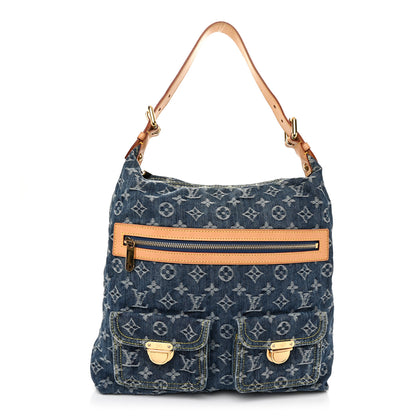 Louis Vuitton Denim Baggy GM Blue 1 of 9