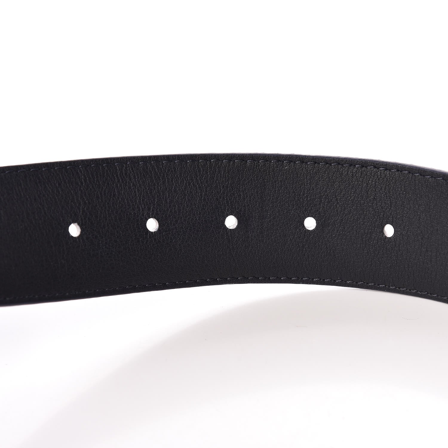 Louis Vuitton Printed Stickers Calfskin Monogram 40mm LV Initiales Reversible Belt 95 38 White 5 of 10