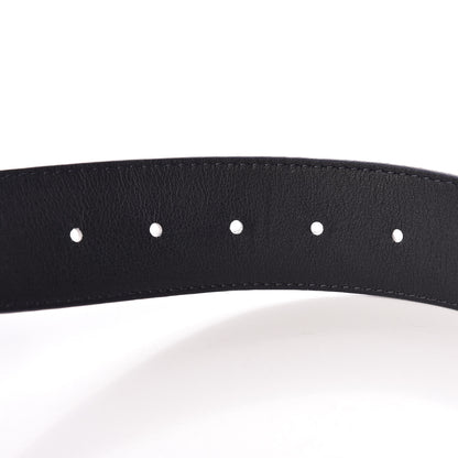 Louis Vuitton Printed Stickers Calfskin Monogram 40mm LV Initiales Reversible Belt 95 38 White 5 of 10