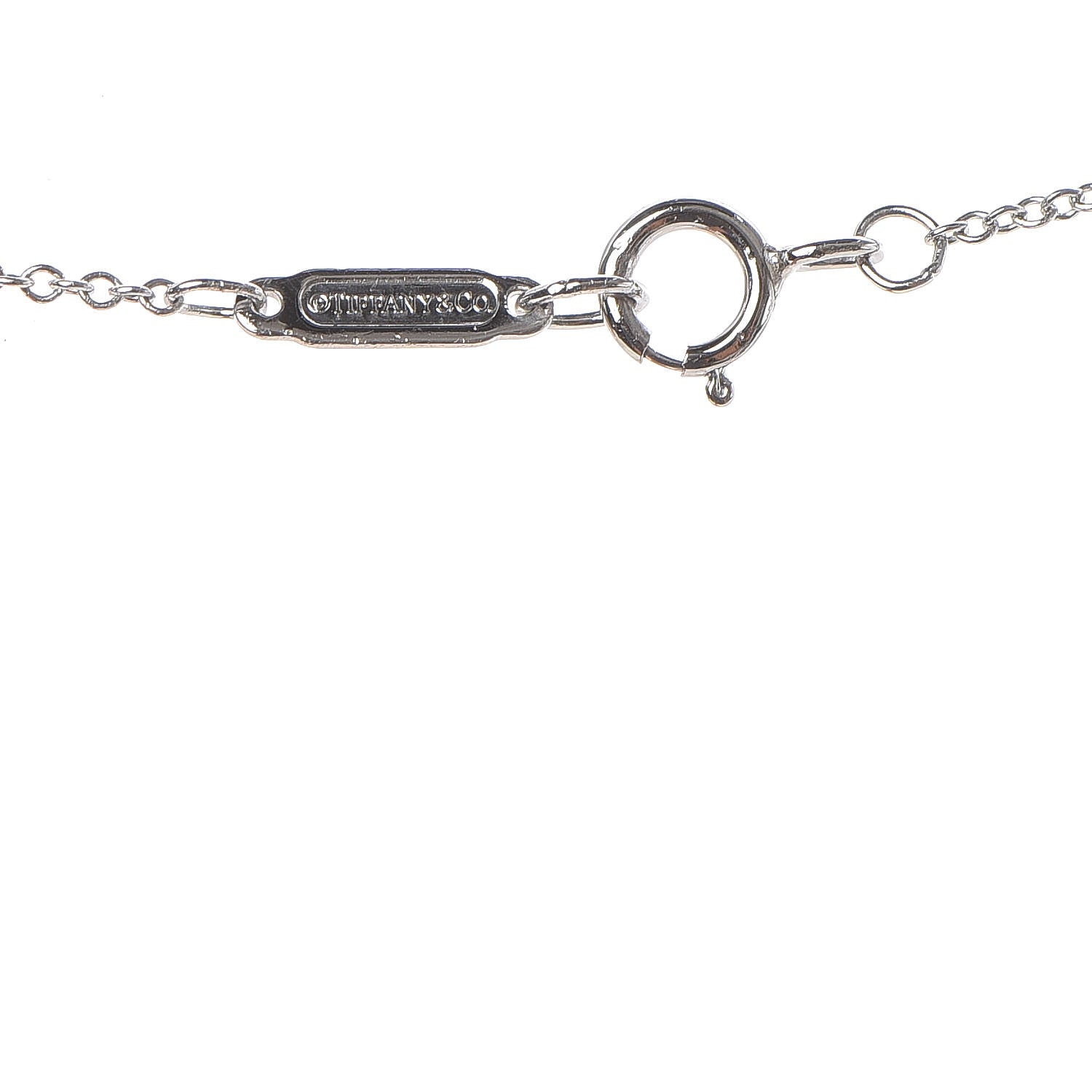 Tiffany Platinum Diamond Aria Pendant Necklace 4 of 5