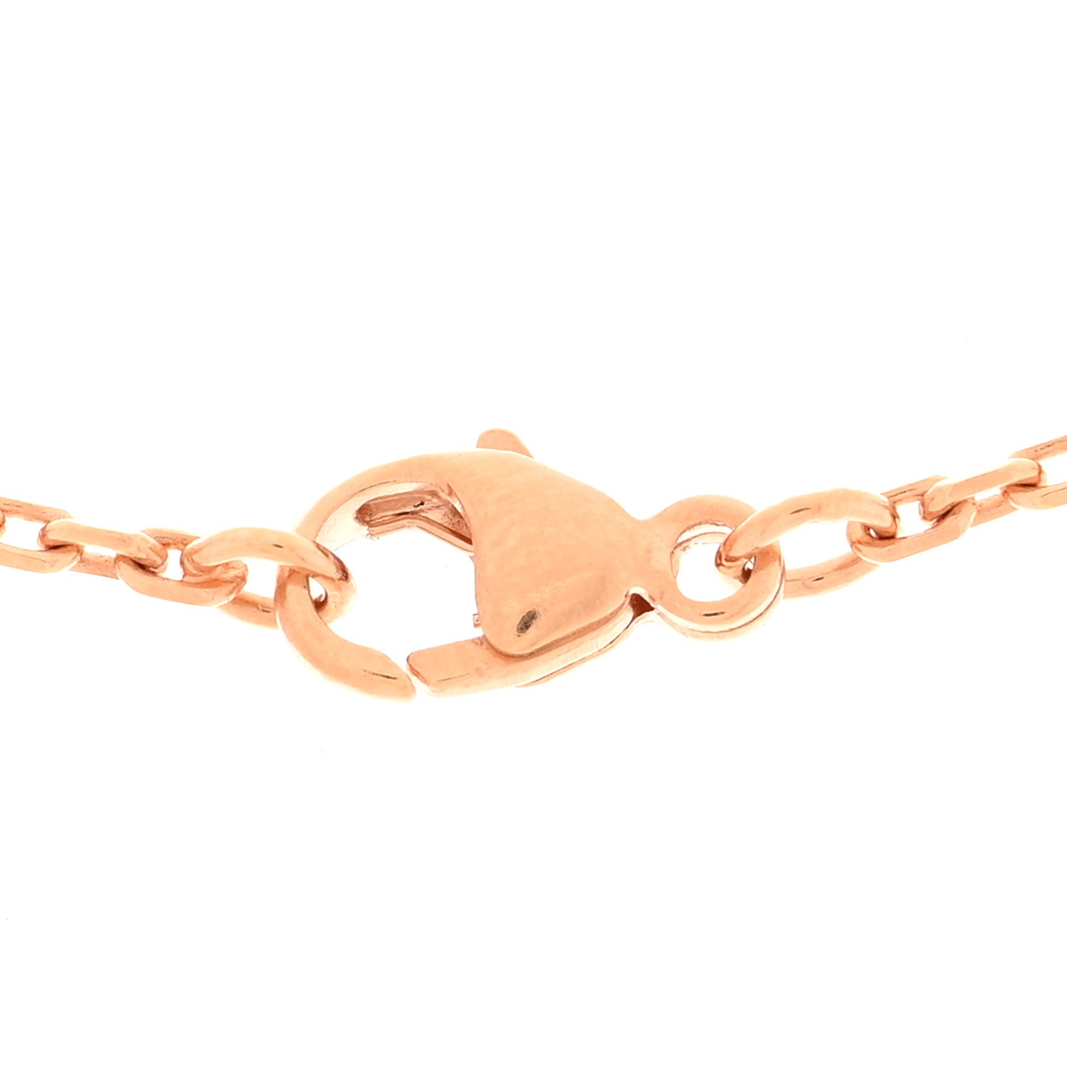 Hermes Lacquered Rose Gold Mini Pop H Rocabar Pendant Necklace Systeme 5 of 6