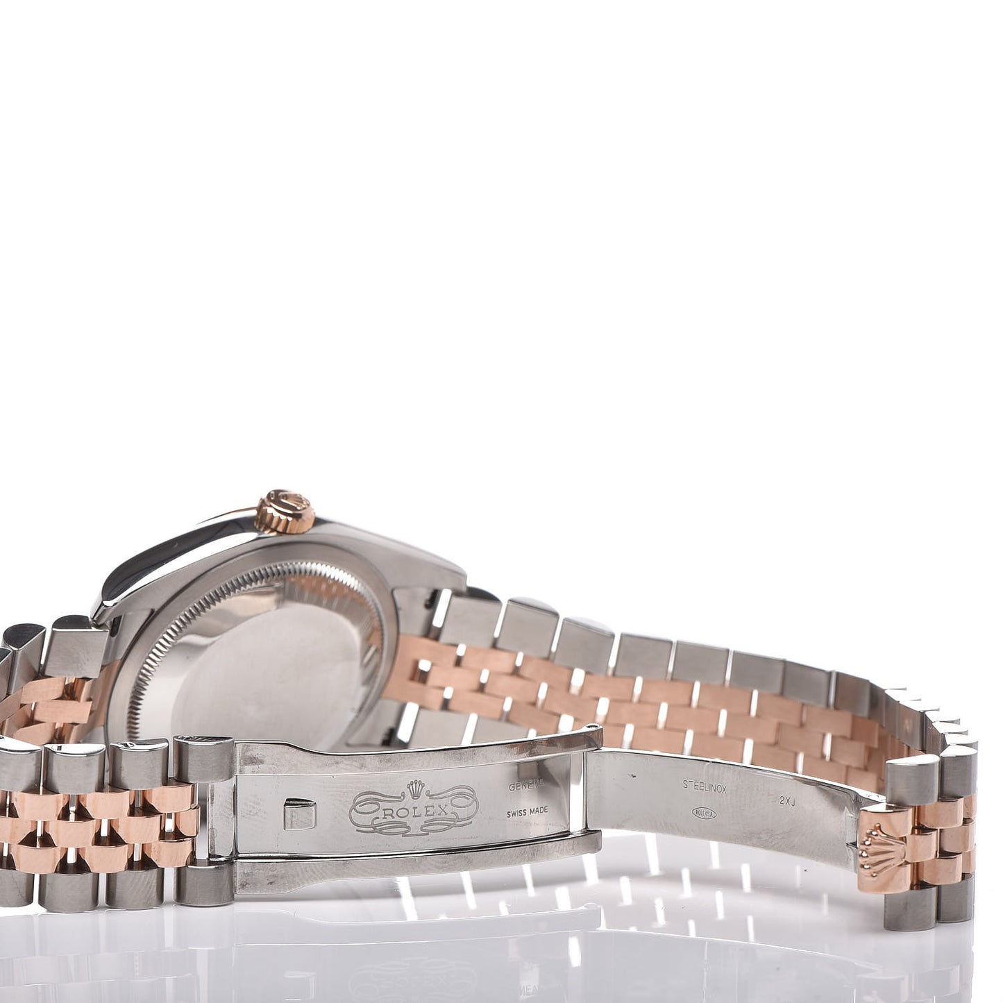 Stainless Steel 18K Everose Gold 36mm Oyster Perpetual DateJust Watch Pink 116231