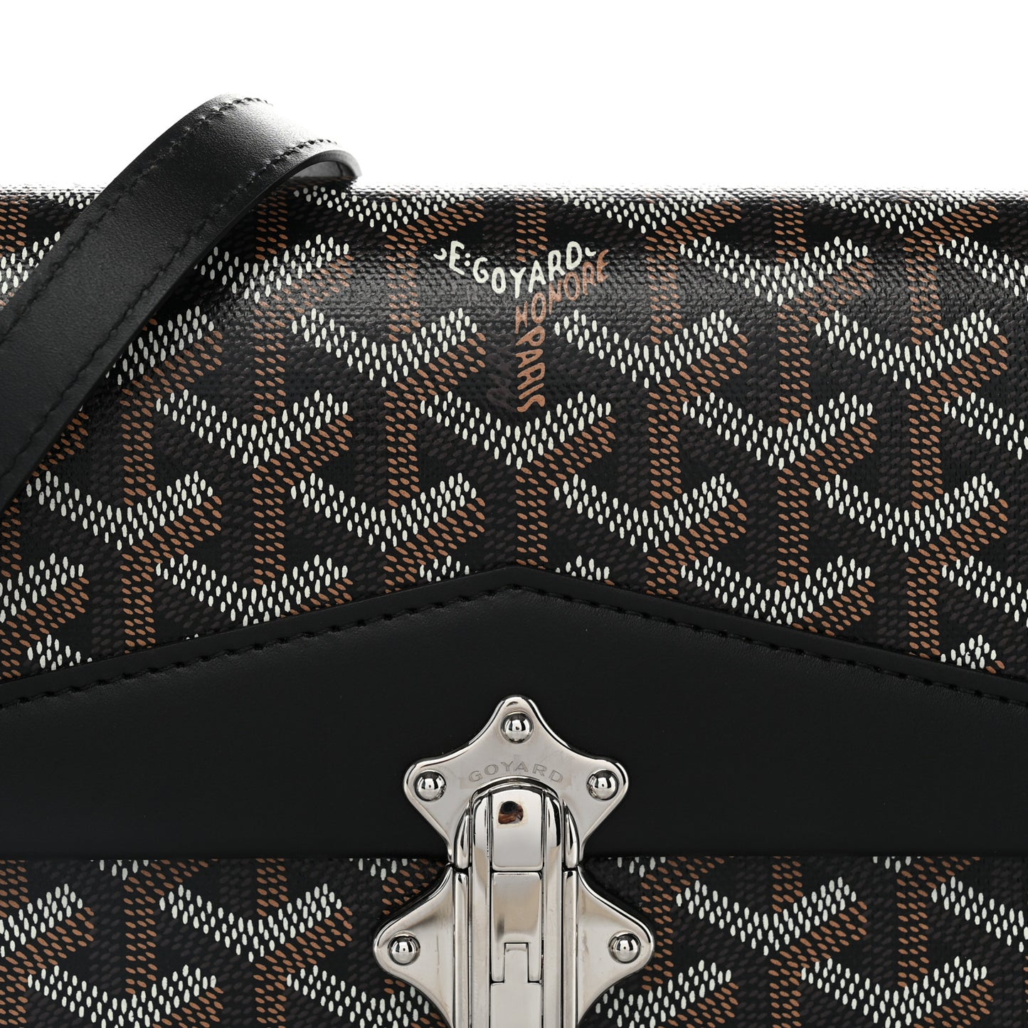 Goyardine Duchesse Marie-Caroline Bag Black Gold