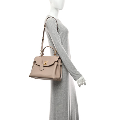 Louis Vuitton Soft Calfskin Lockme Ever MM Greige 2 of 9