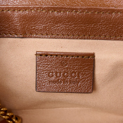 Gucci Azalea Calfskin Matelasse Diagonal Super Mini GG Marmont Shoulder Bag Cuir 6 of 13