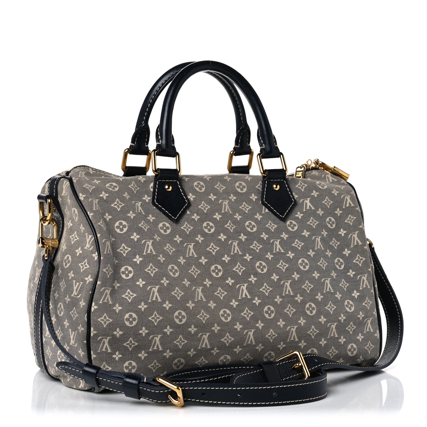 Louis Vuitton Monogram Idylle Speedy Bandouliere 30 Encre 3 of 13
