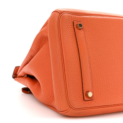 Hermes Togo BIRKIN 35 Orange 9 of 10