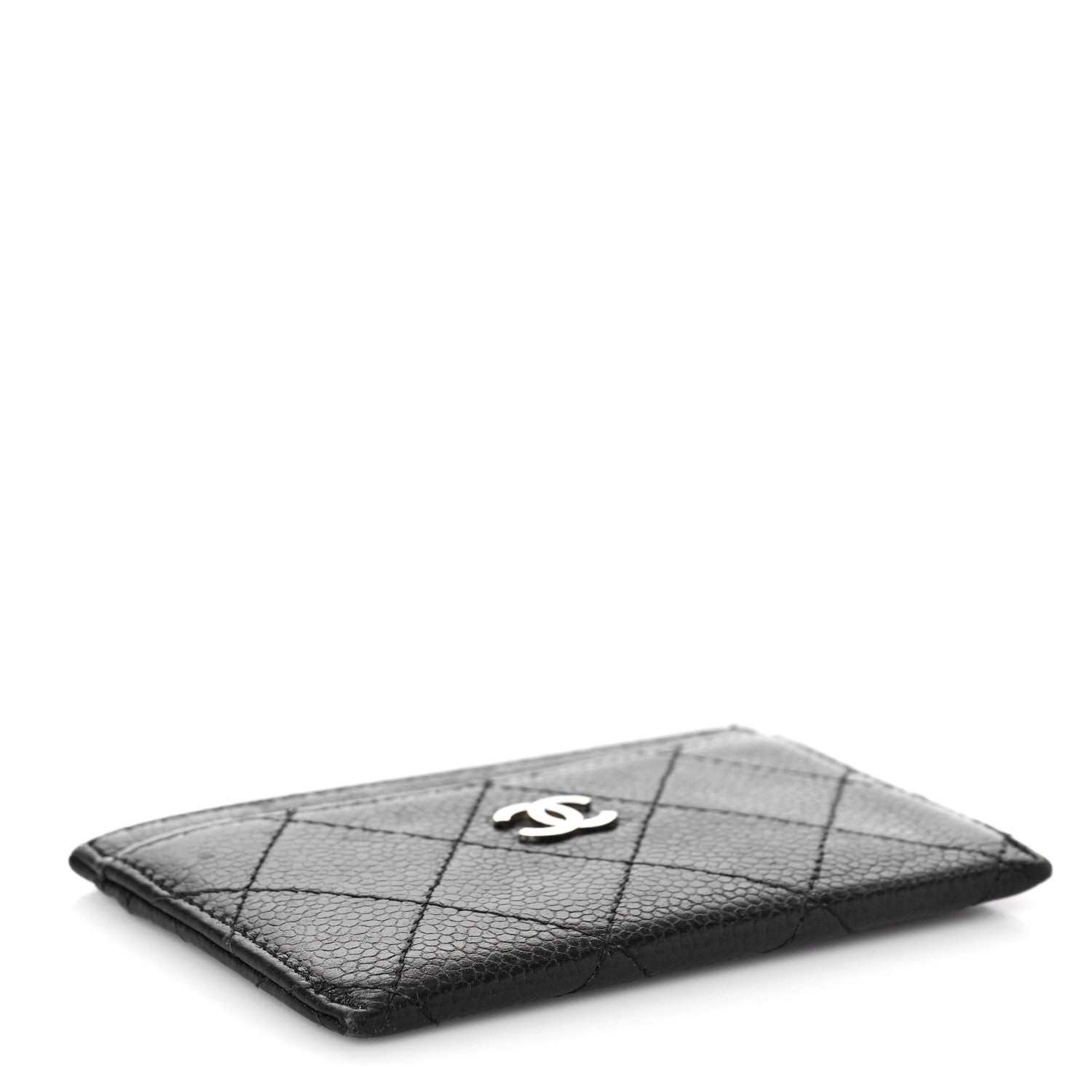 Chanel Caviar Quilted Card Holder Black 4 of 10
