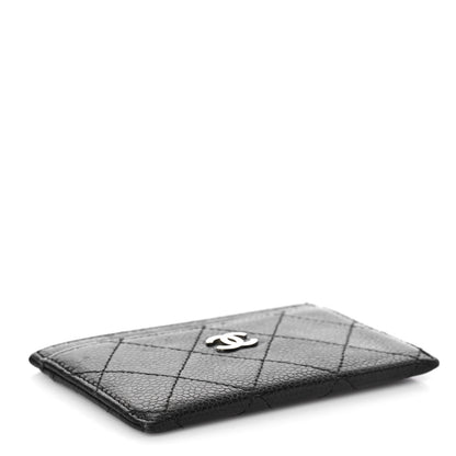 Chanel Caviar Quilted Card Holder Black 4 of 10