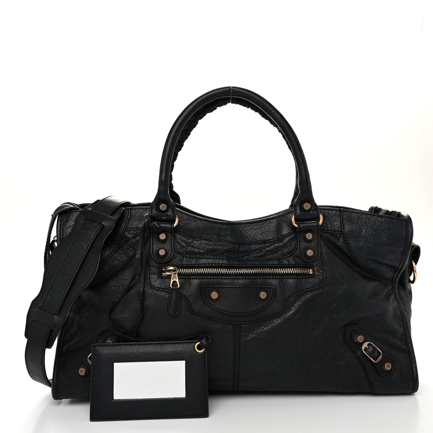 Balenciaga Agneau Giant 12 Rose Gold Hardware Part Time Black 3 of 13