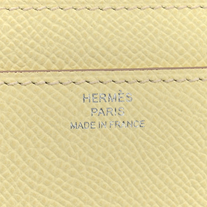 Hermes Epsom Constance Long Wallet To Go Wallet Jaune Milton 6 of 10