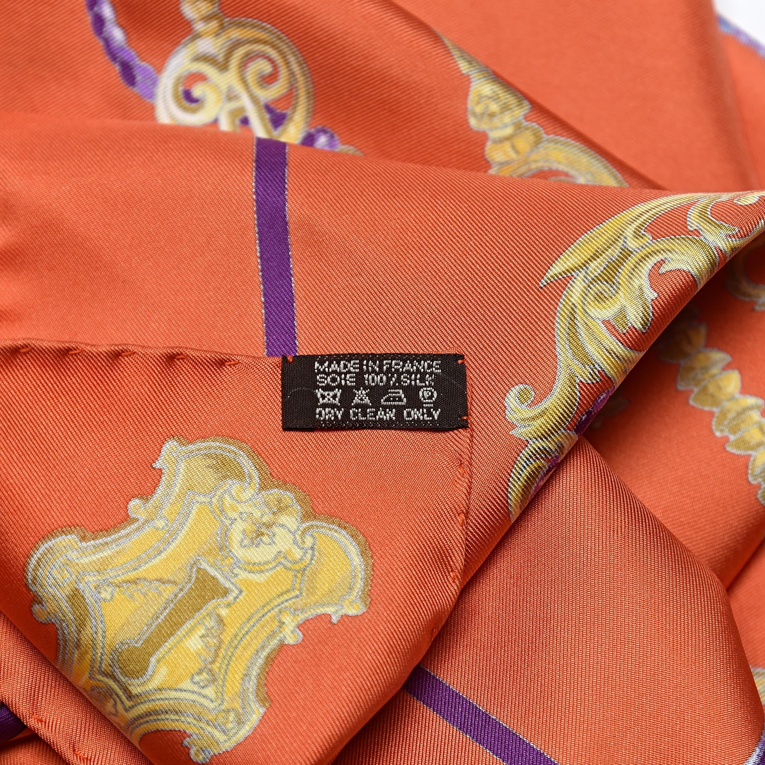 Hermes Silk Keys Les Cles Scarf 90 5 of 7