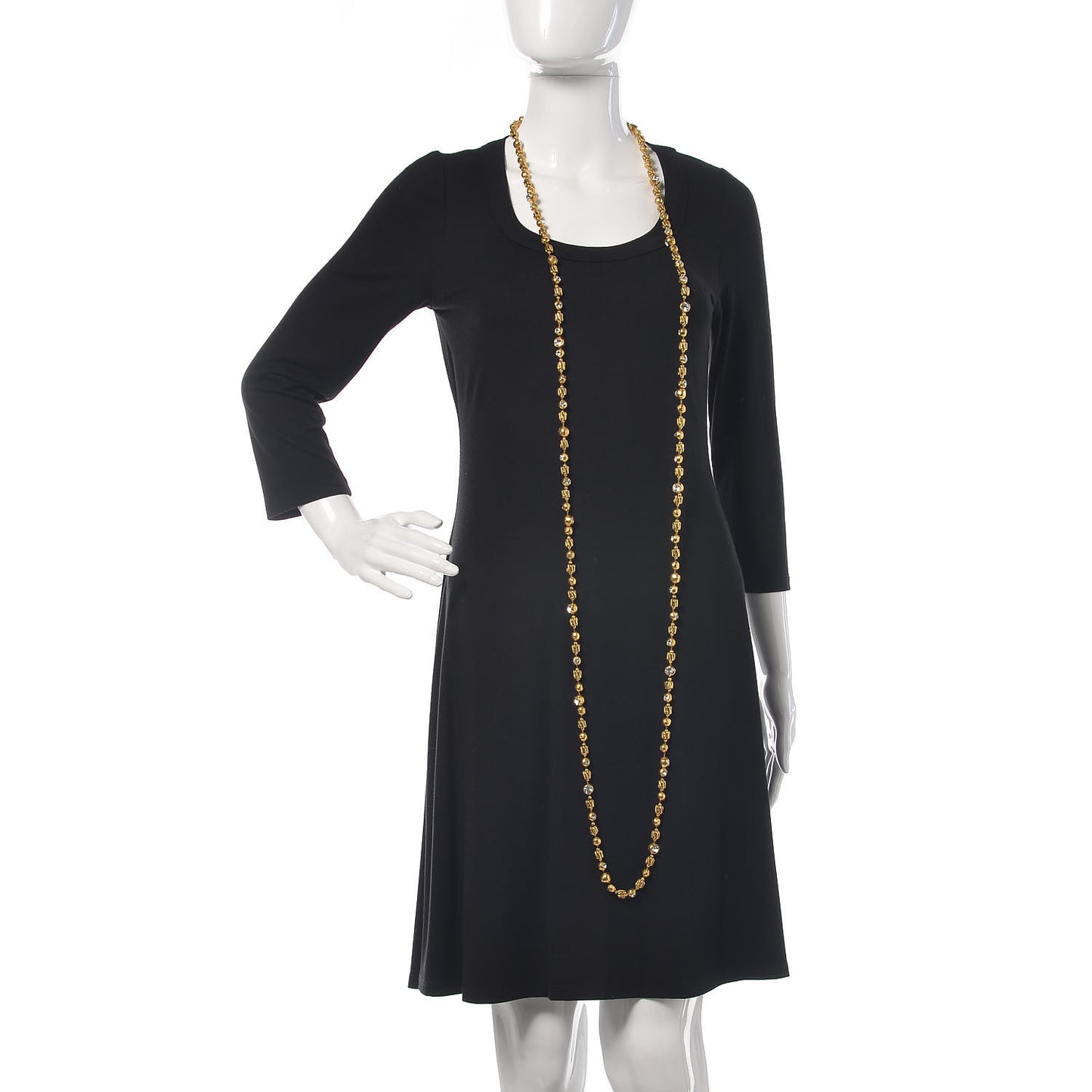 Crystal Necklace Gold