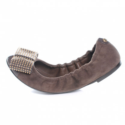Louis Vuitton Suede Mimi Bow Ballerina Flats Brown 37 1 of 7