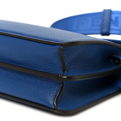 Fendi Cuoio Romano Vitello Cover Bi-Color Peekaboo I See U X Cross Satchel Bleu Royal Acciaio 13 of 13