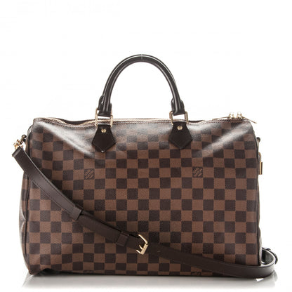 Louis Vuitton Damier Ebene Speedy Bandouliere 35 1 of 7