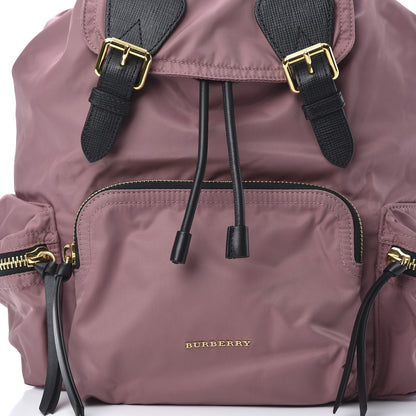 Burberry Nylon Medium Rucksack Backpack Mauve Pink 8 of 11