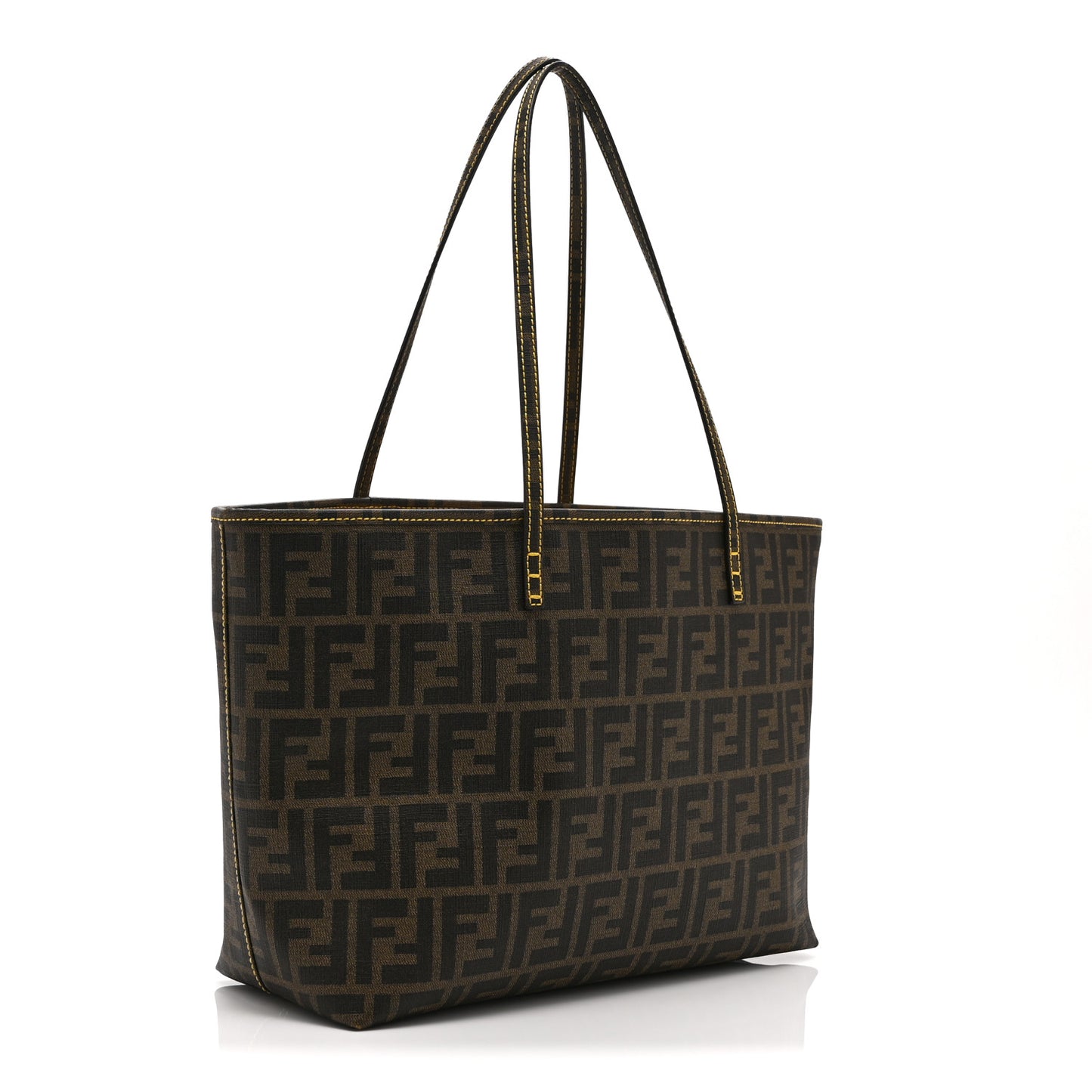Zucca Spalmati Small Roll Tote Tobacco Yellow