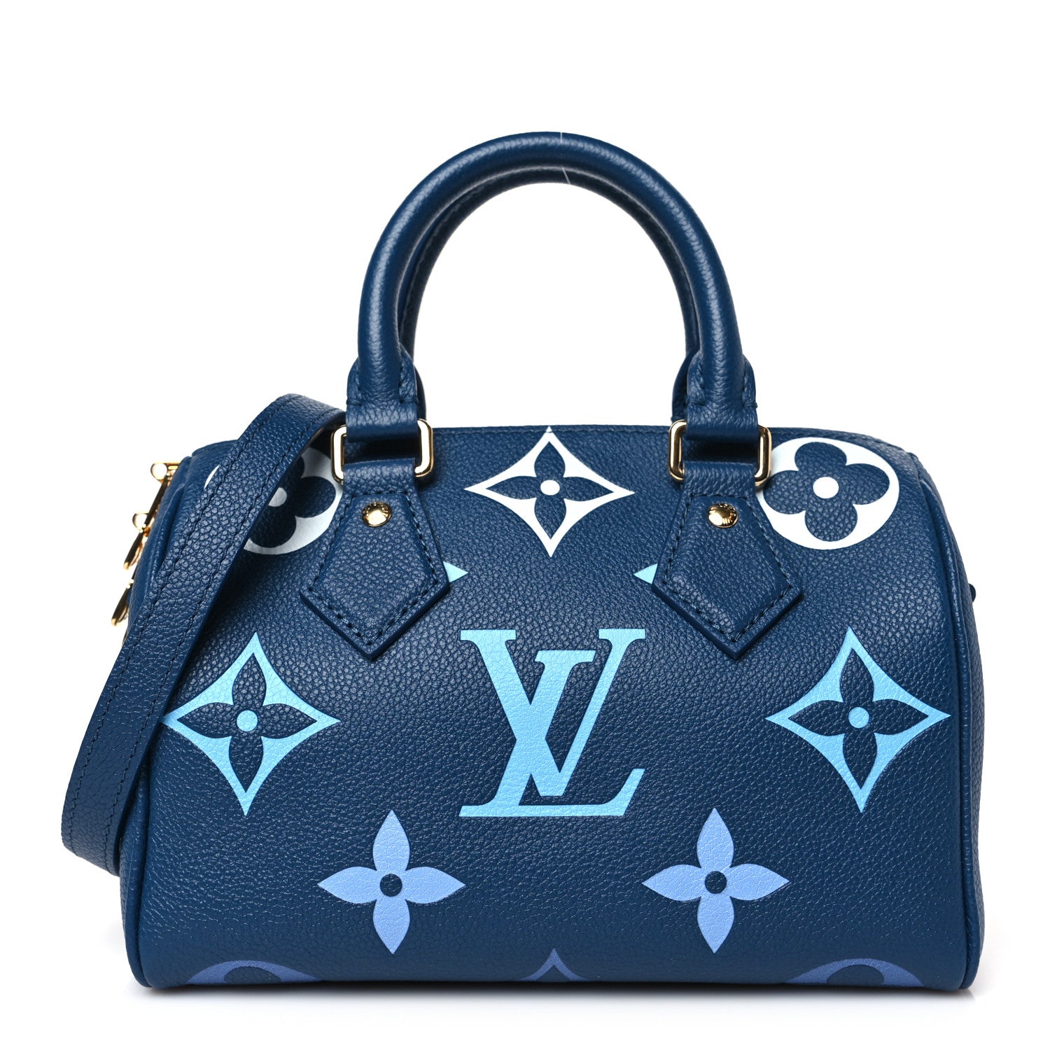 Louis Vuitton Empreinte Monogram Giant Speedy Bandouliere 20 Degrade Blue 1 of 8