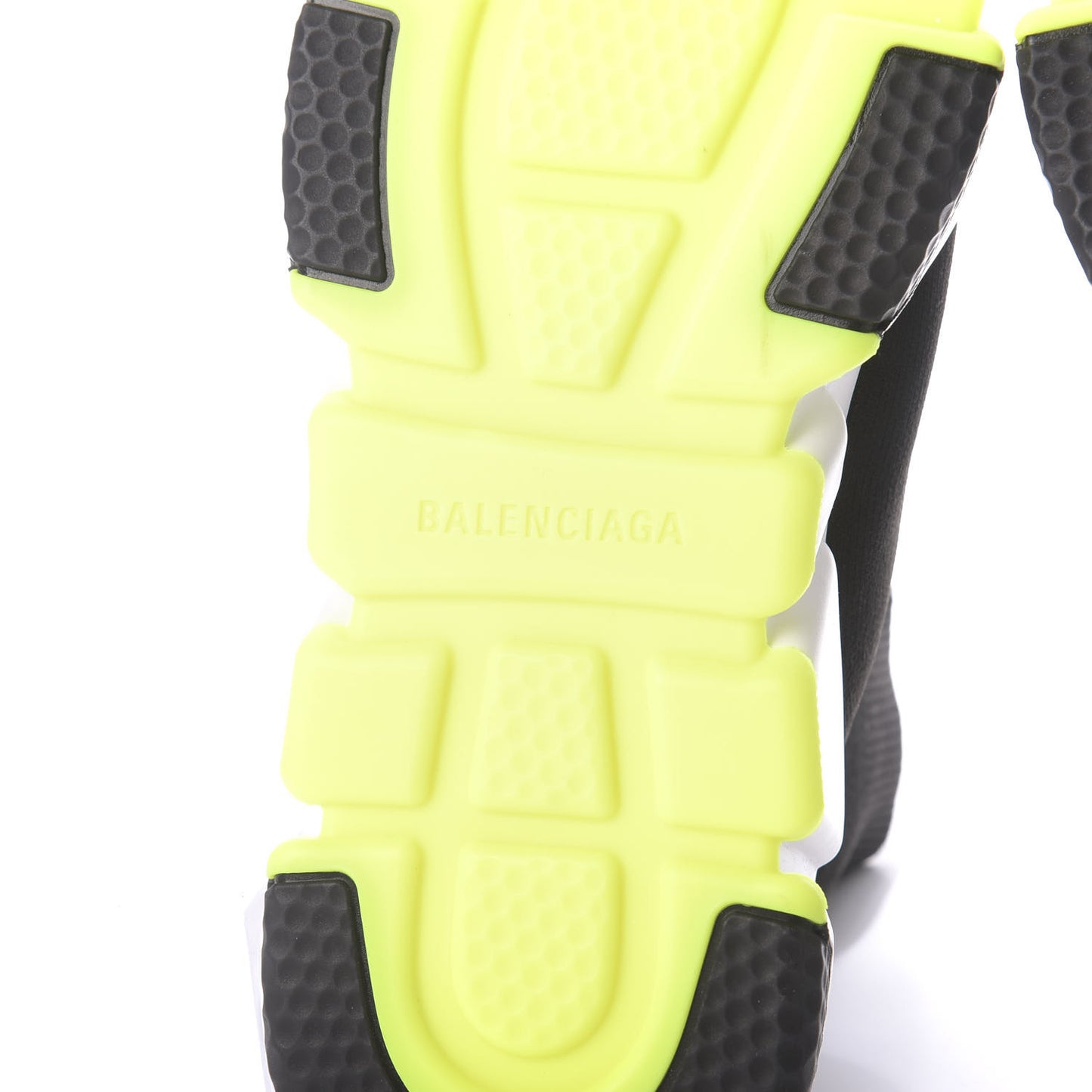 Neoprene Knit Womens Speed Sneakers 41 Black White Yellow Fluo