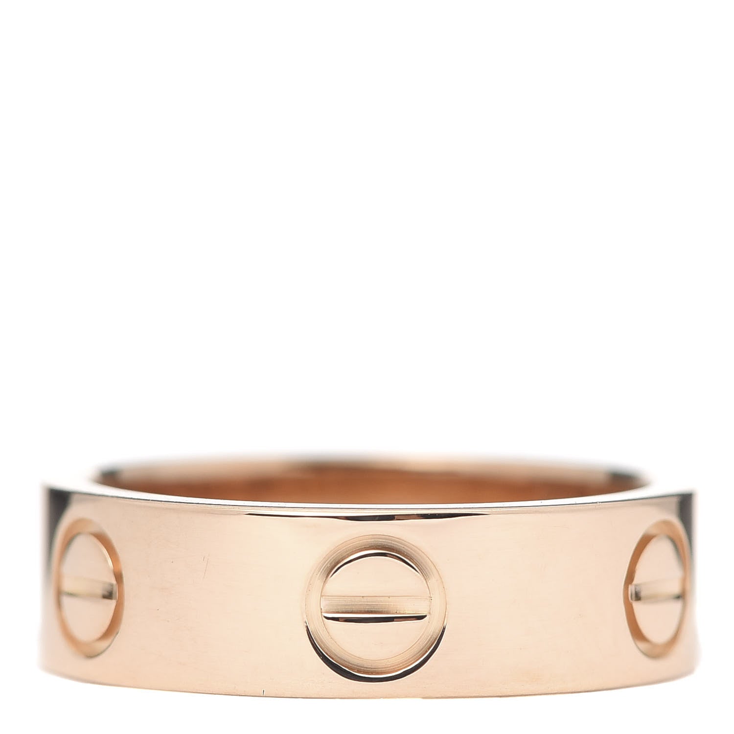 Cartier 18K Pink Gold 5.5mm LOVE Ring 51 5.75 1 of 4