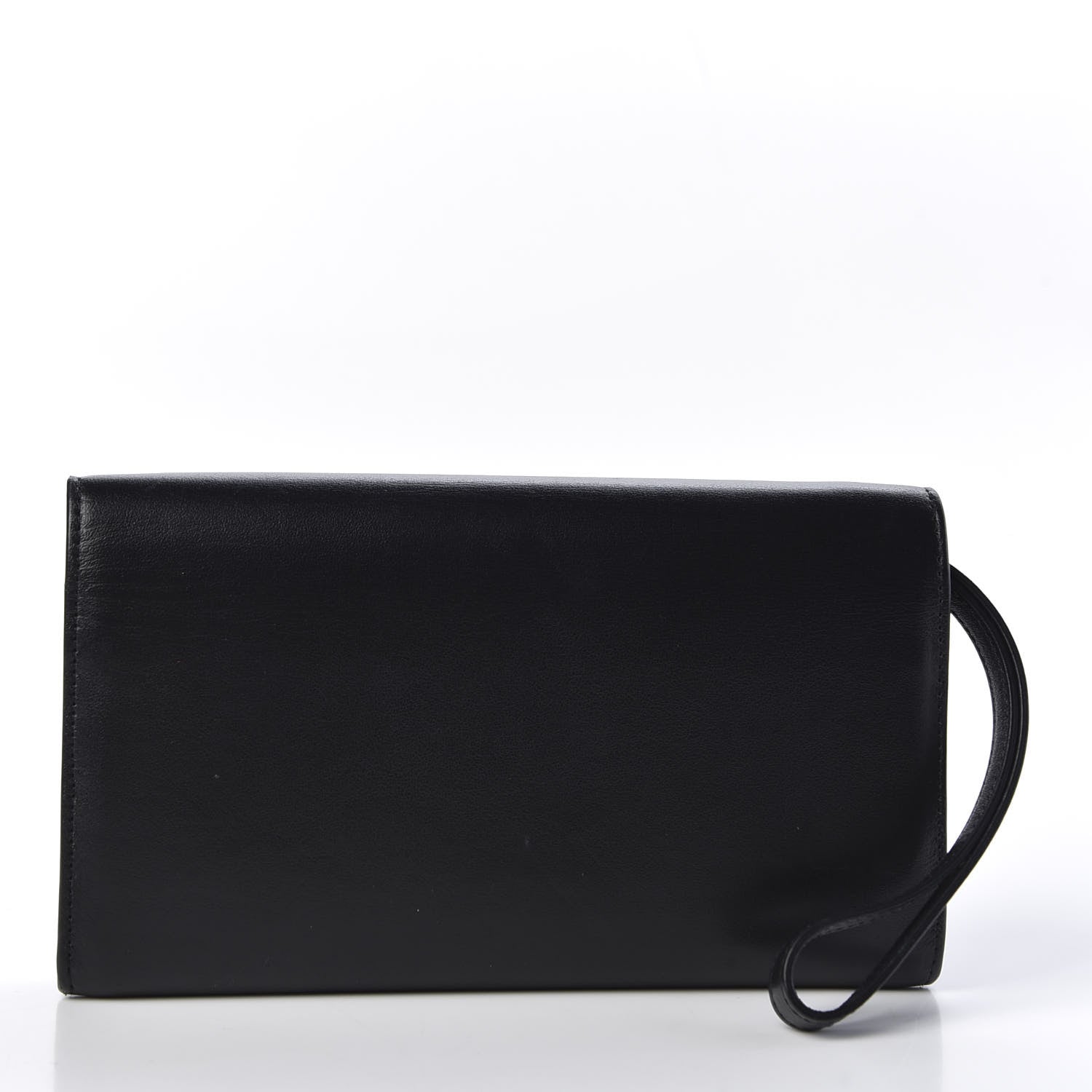Christian Louboutin Calfskin Macaron Spiked Flap Wallet Black 2 of 9