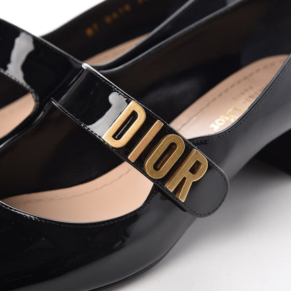 Christian Dior Patent Baby-D Ballet Pumps 38.5 Black 9 of 10