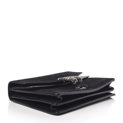 Gucci Suede Medium Dionysus Shoulder Bag Black 4 of 10