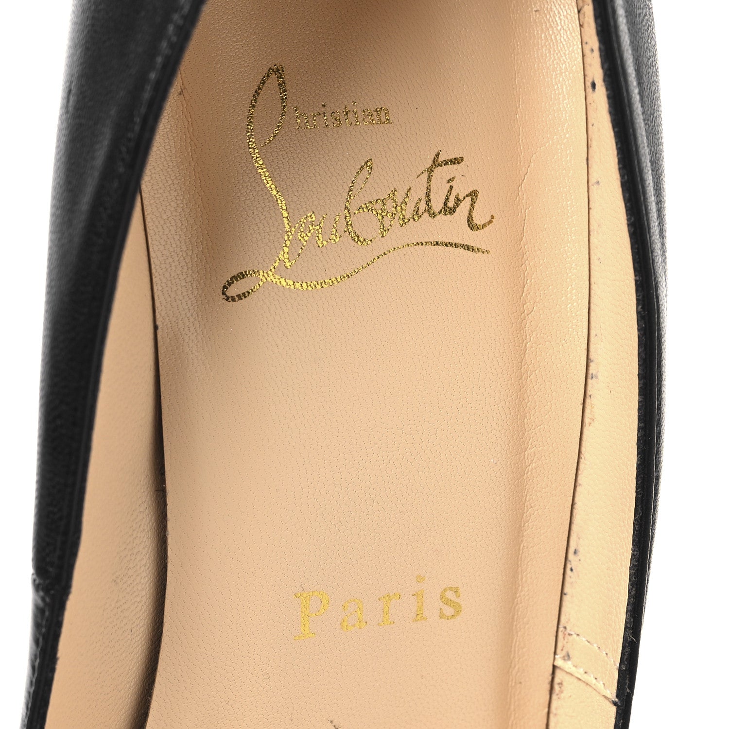 Christian Louboutin Kid Very Prive 120 Pumps 38 Black Red 8 of 10