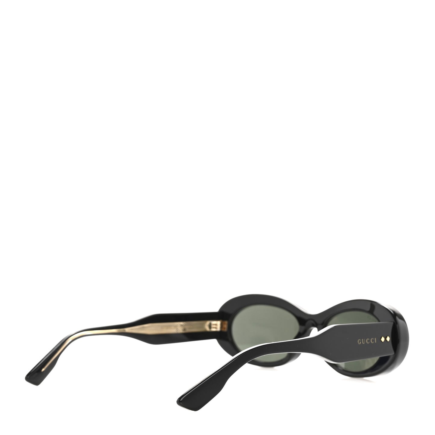 Acetate Oval Frame GG1527S Sunglasses Black