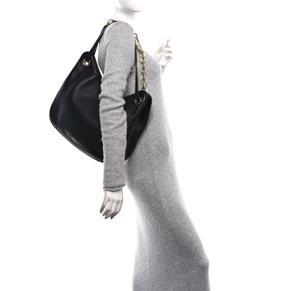 Valentino Garavani Nappa Maxi Vlogo Gate Hobo Bag Black 3 of 10