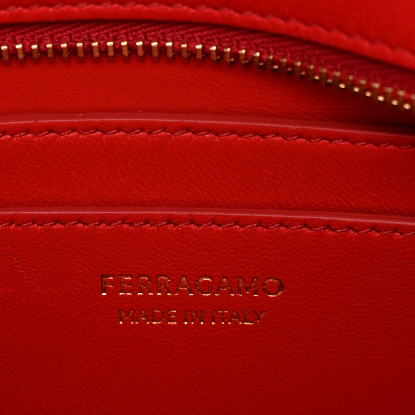 Calfskin Mini Hug Crossbody Bag Black Flame Red