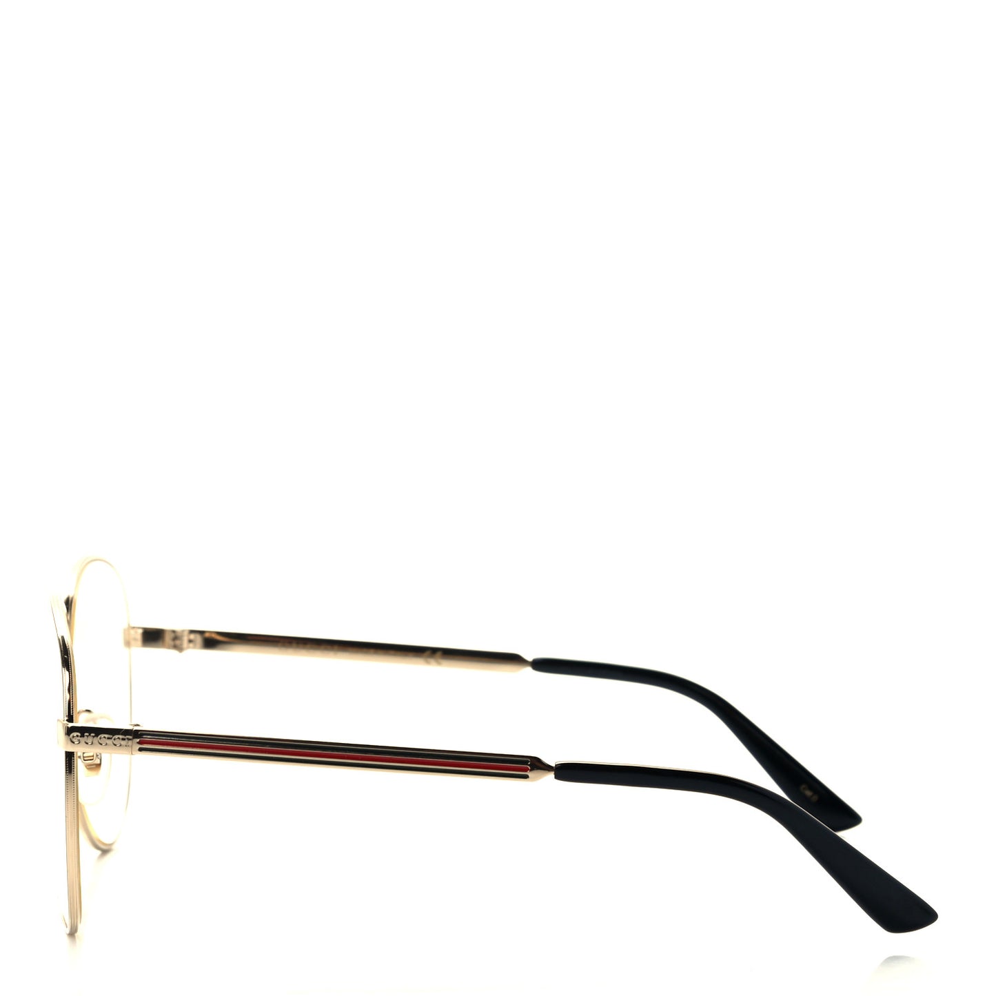 Aviator Eyeglasses GG0138S Gold Black