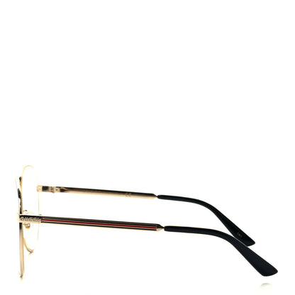 Gucci Aviator Eyeglasses GG0138S Gold Black 3 of 9