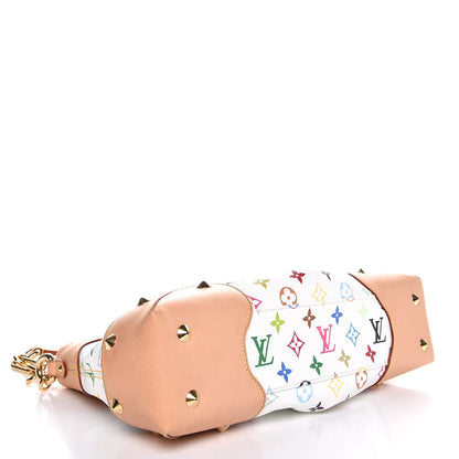 Louis Vuitton Monogram Multicolor Judy MM White 4 of 7