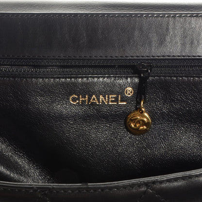 Chanel Lambskin Shoulder Flap Bag Black 6 of 8
