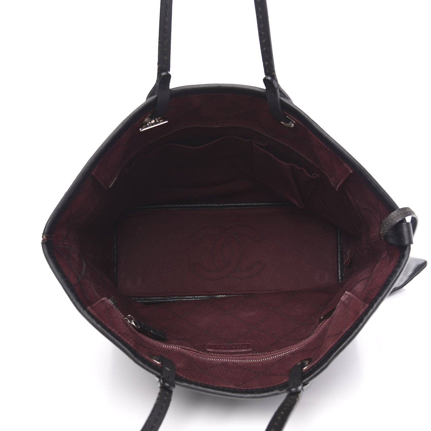 Chanel Grained Calfskin Shopping Fever Tote Black 5 of 18