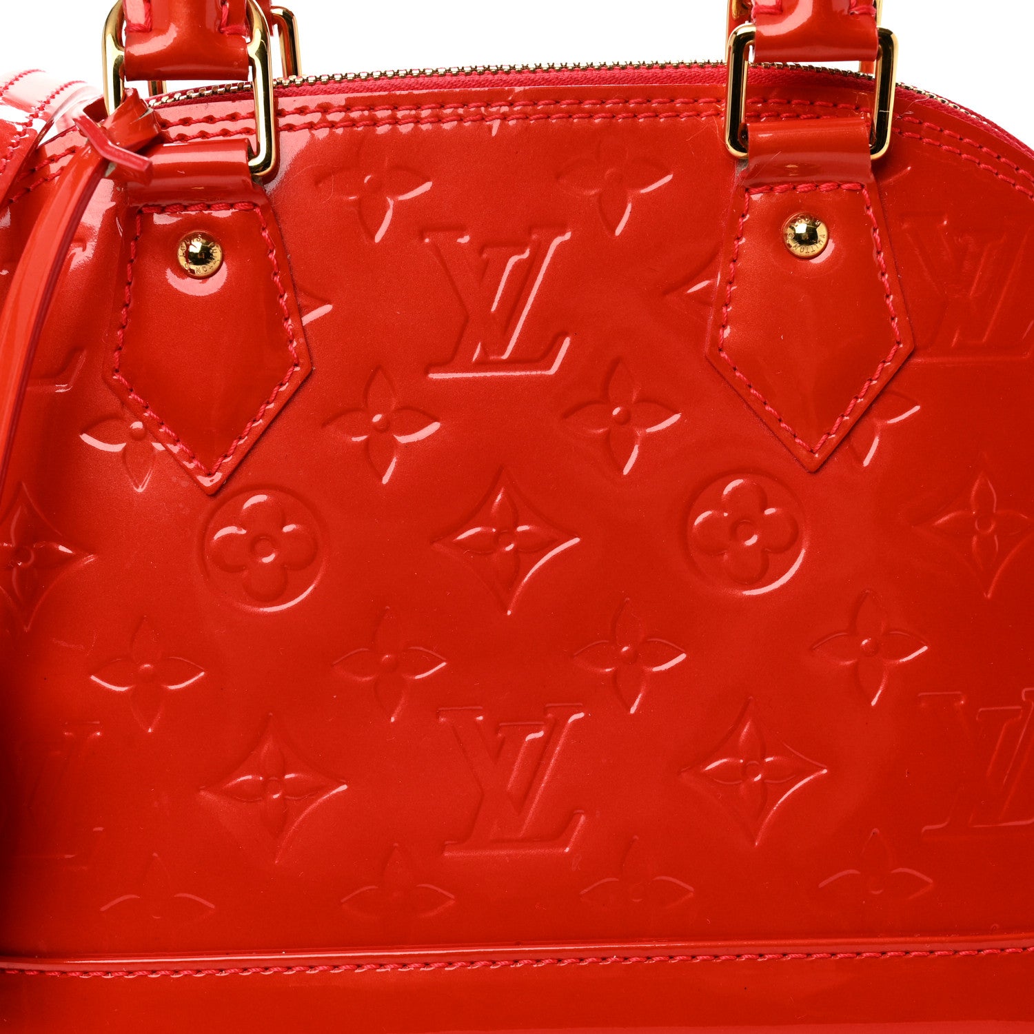 Louis Vuitton Vernis Alma BB Rose Litchi 7 of 9