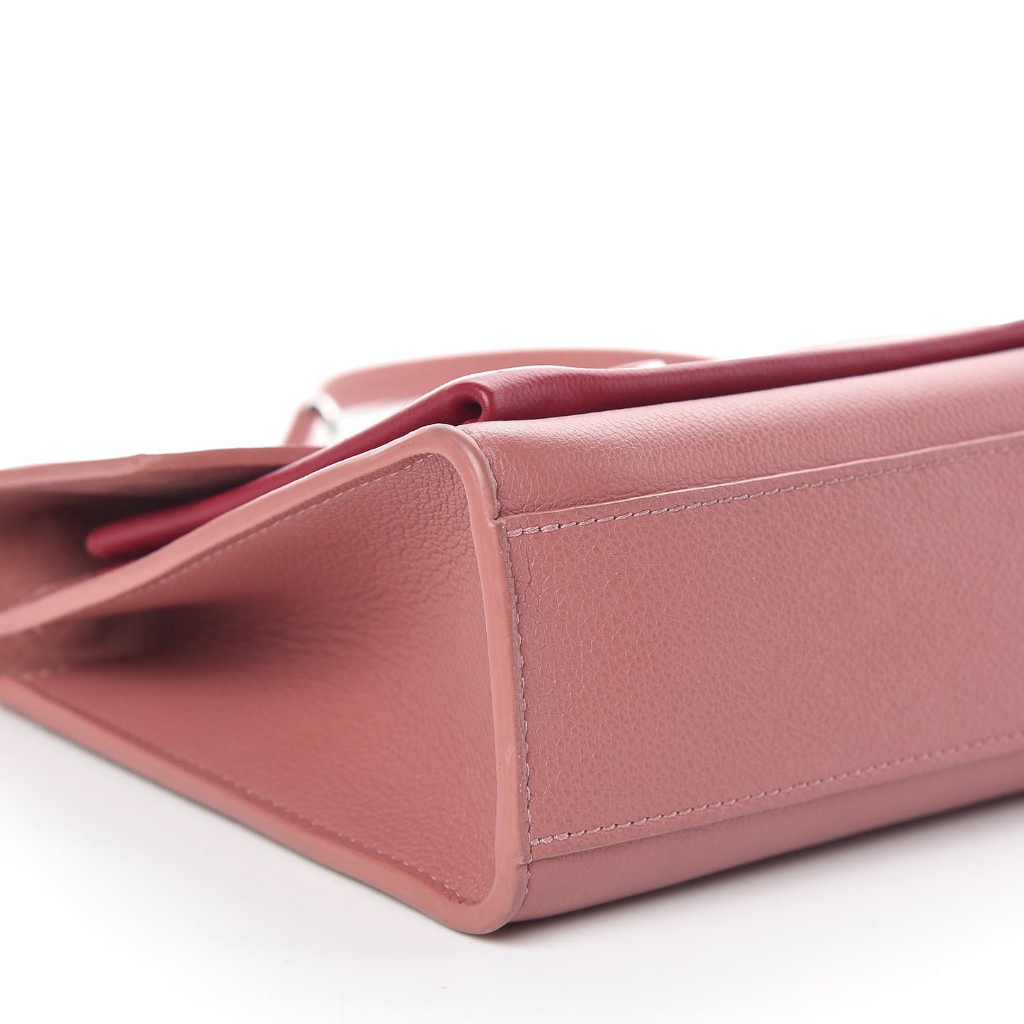 Soft Calfskin Mylockme Chain Bag BB Rose Boudoir Lie de Vin