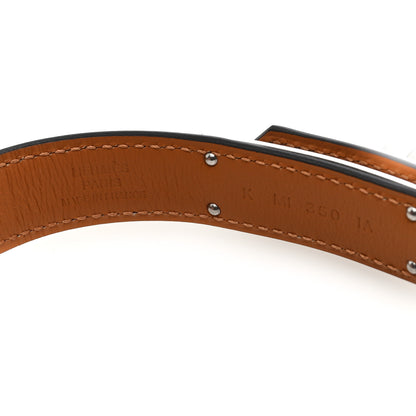 Hermes Metallic Chevre Chamkilight Kelly Belt Argent 3 of 3