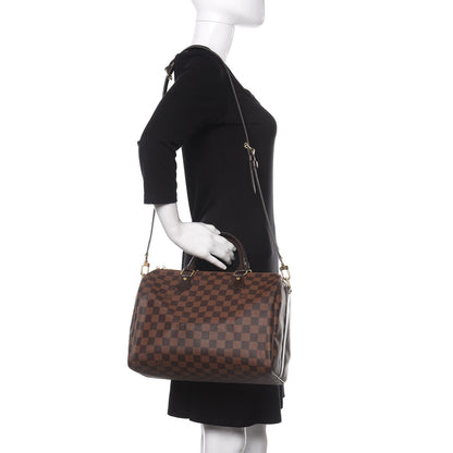Louis Vuitton Damier Ebene Speedy Bandouliere 30 2 of 10