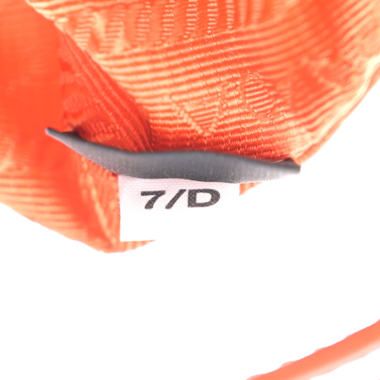 Prada Saffiano Lux Mini Re-Edition Shoulder Bag Arancio 8 of 11