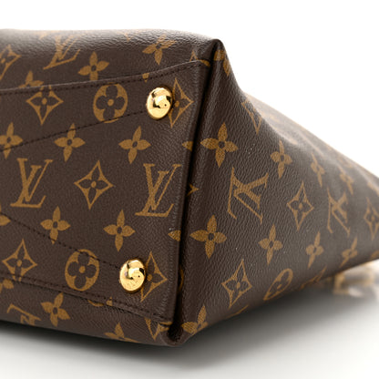 Louis Vuitton Monogram V Tote MM Black 9 of 11