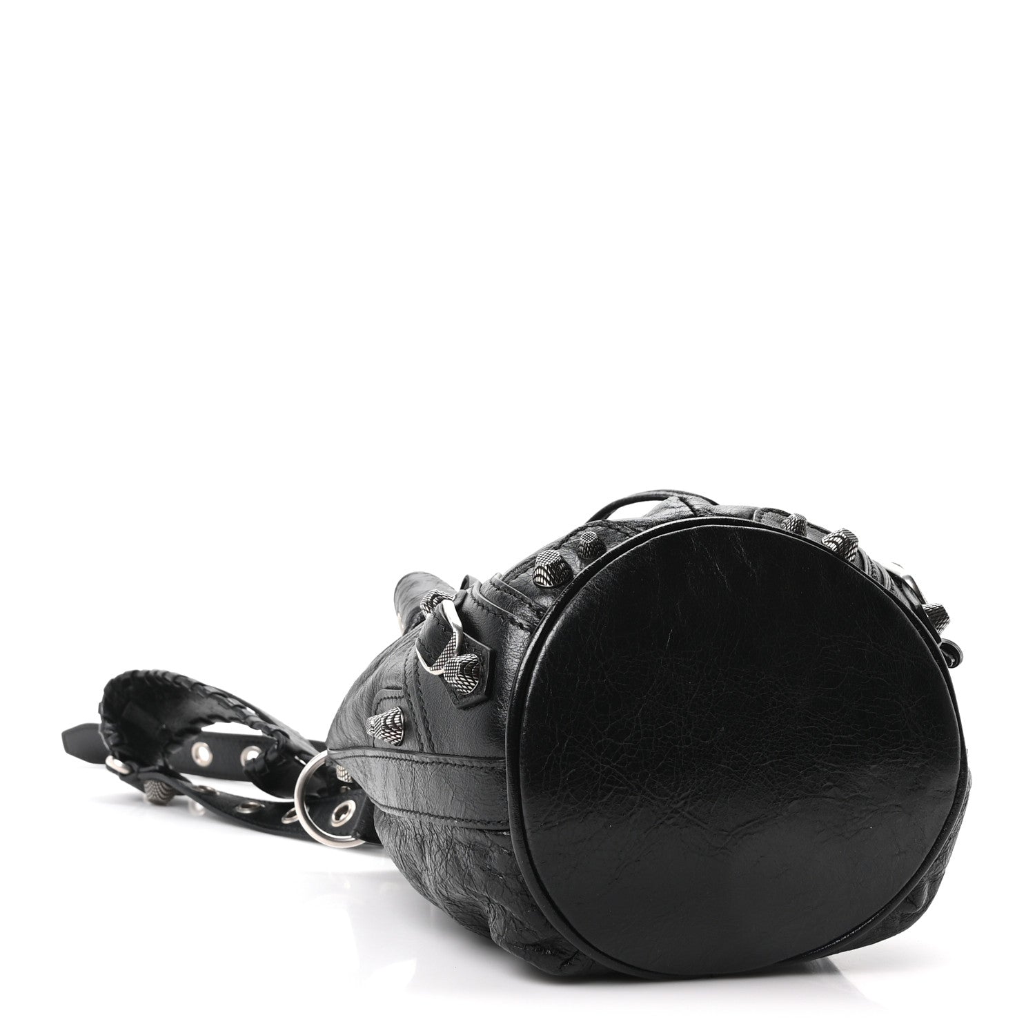 Balenciaga Agneau Arena Le Cagole Bucket Bag XS Black 5 of 11
