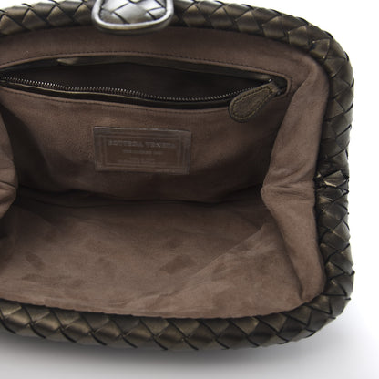 Bottega Veneta Nappa Intrecciato The Lauren 1980 Clutch Platinum 5 of 11
